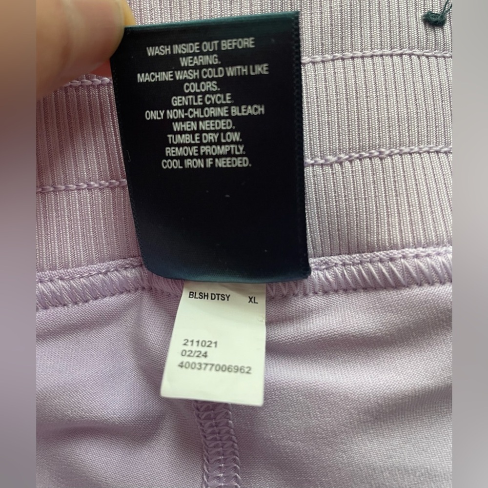 Tek Gear Women Swim Suit Purple Multi Colored Skirt Size XL - Picture 7 of 7